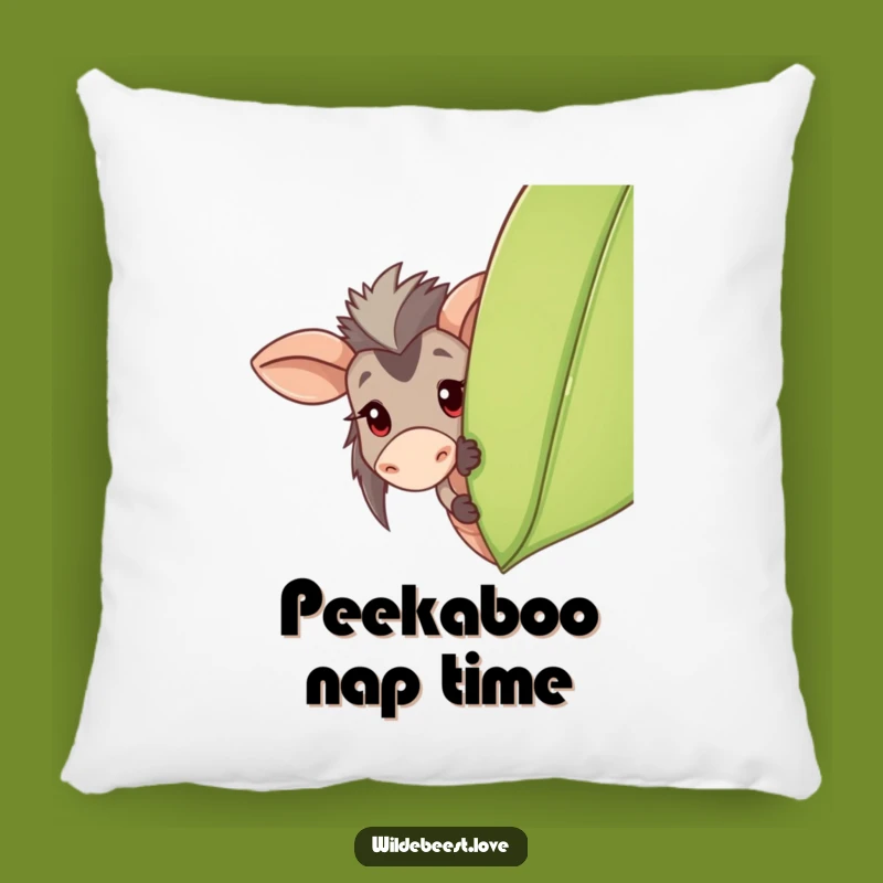 Funny Wildebeest Pillow: Soft Comfort with Playful Surprise